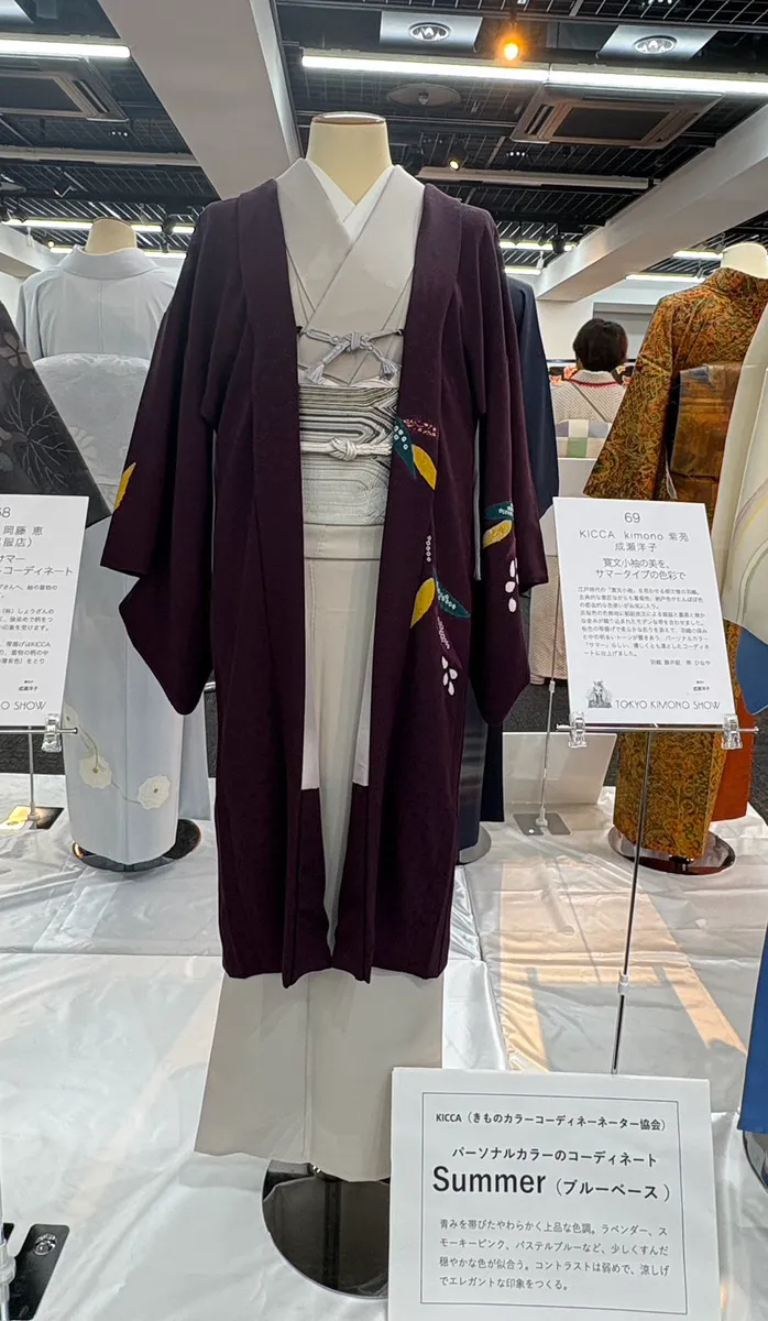 東京キモノショー2026　キモノスタイル展　着付け師1